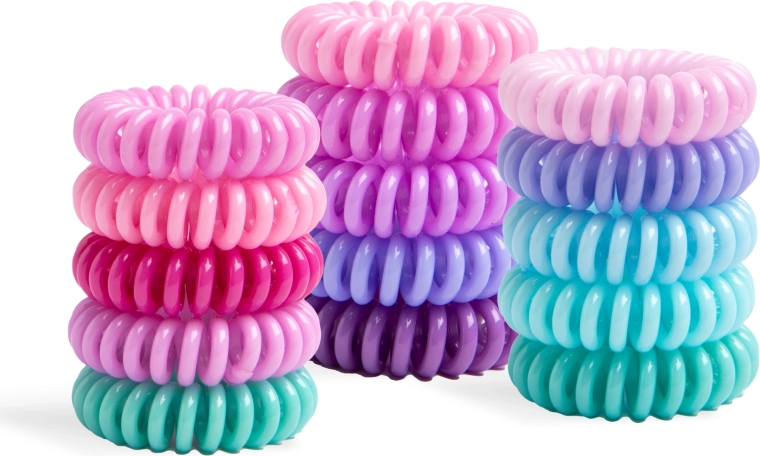 Spiralform zum bequemen Zusammenbinden der Haare