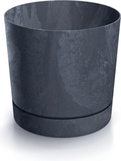Blumentopf Tubo P Betoneffekt 29,2 cm anthrazit