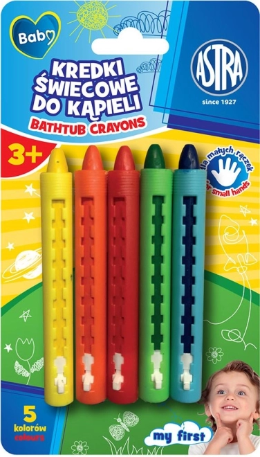 Badewachsmalstifte ASTRA BABY 5 Stk.