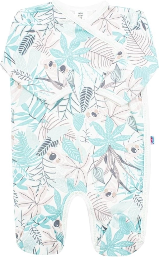 Baby-Overall aus Baumwolle mit seitlichem Verschluss New Baby Lovely grün