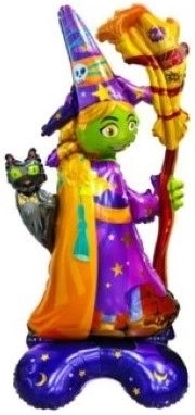 Aufblasbarer Ballon Hexe 63x115 cm