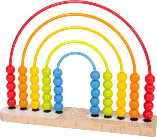 Regenbogen-geschicklichkeitszählrahmen für Kinder