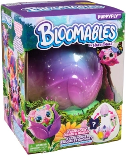 Hatchimals Bloomables Blume Puppyfly mit Verwandlung in einen Schmetterling und Zubehör – 1 Stück