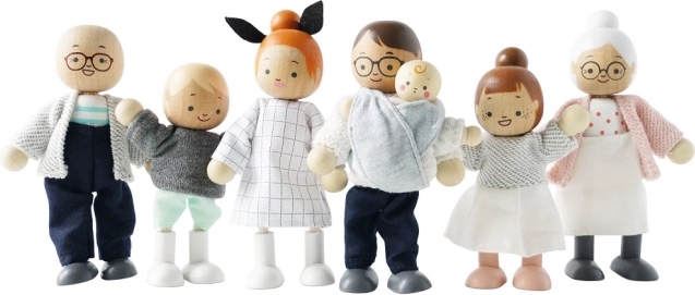 Holzpuppen Meine Familie - Le Toy Van