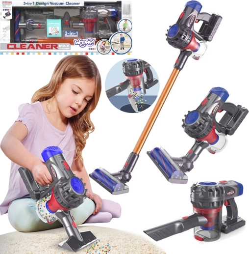 Interaktiver 3-in-1-Staubsauger für Kinder mit Saugfunktion Woopie