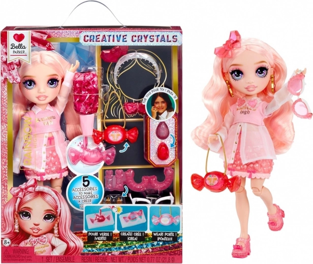 Puppe RAINBOW HIGH Bella Parker Creative Crystals mit kreativem Kristall-Set