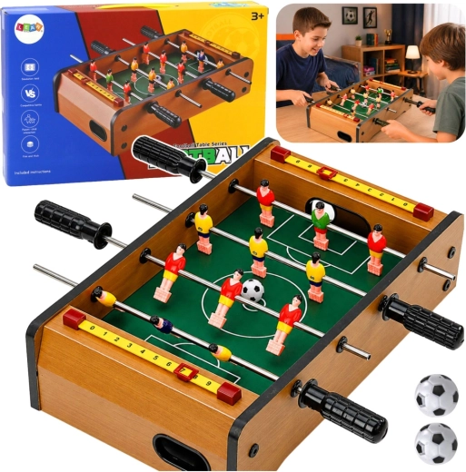 Mini-Tischfußball aus Holz