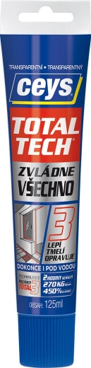 Universalkleber und Dichtstoff transparent 125 ml TOTAL TECH EXPRESS CEYS