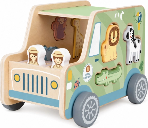 Fahrzeug und Stauraum für Figuren