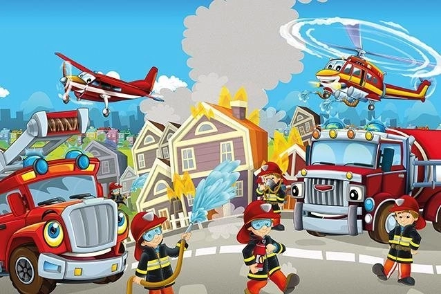 Holzpuzzle Feuerwehr – Helden, 50 Teile