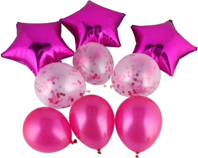 Glänzende Folienstern-Ballons