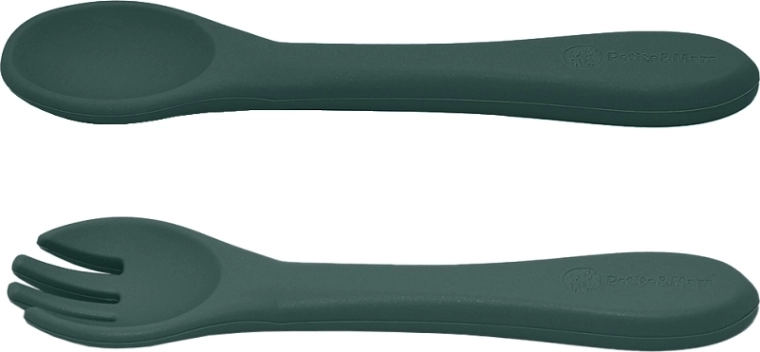 Ergonomisches Besteck und beruhigender Beißring