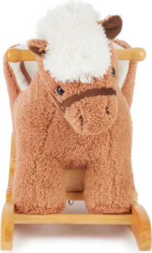 Schaukelndes Plüschpferd mit Sitz Bieco