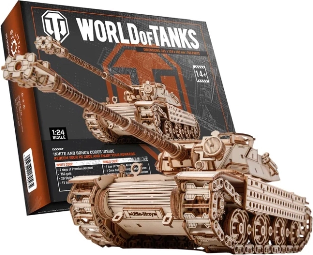 Hölzernes 3D-Puzzle World of Tanks Bat.-Chatillon Bourrasque