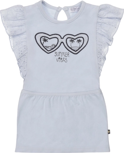Dirkje Mädchenkleid „Summer Vibes“ hellblau