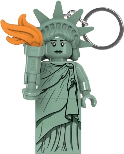 LEGO Minifiguren leuchtender Schlüsselanhänger Freiheitsstatue
