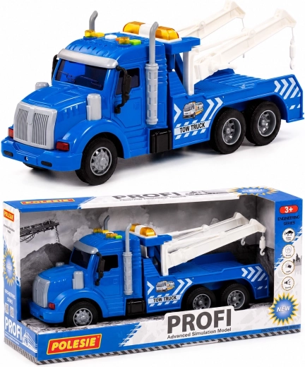Abschleppwagen Polesie Profi mit Sounds – 1 Stück
