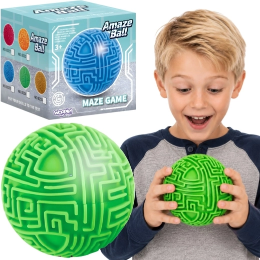 Woopie Amaze Ball – grüne 3D-Labyrinthkugel