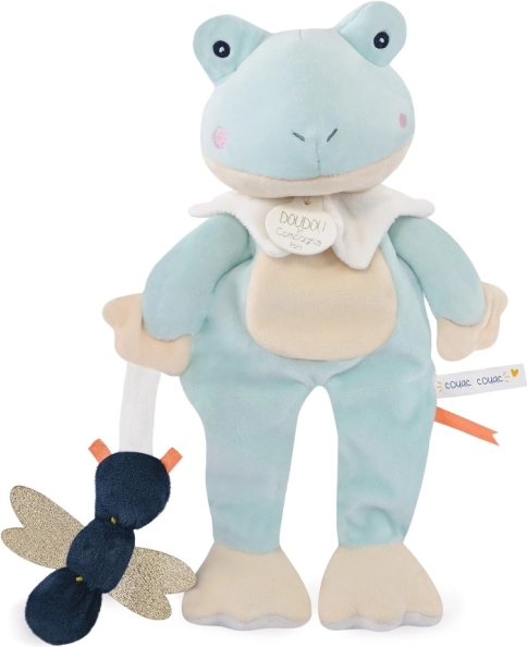 Plüsch Geschenkset Frosch mit Libelle