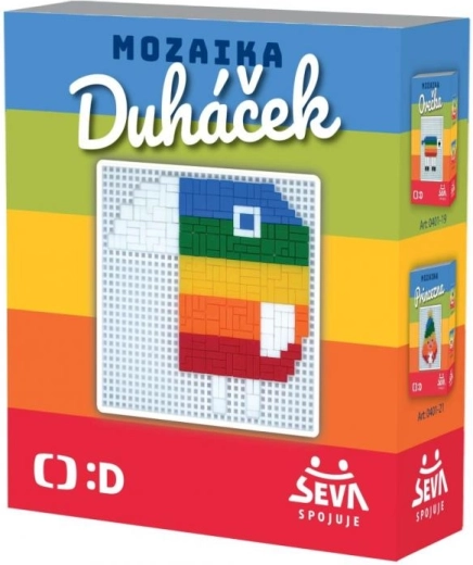Regenbogen Mosaik für Kinder