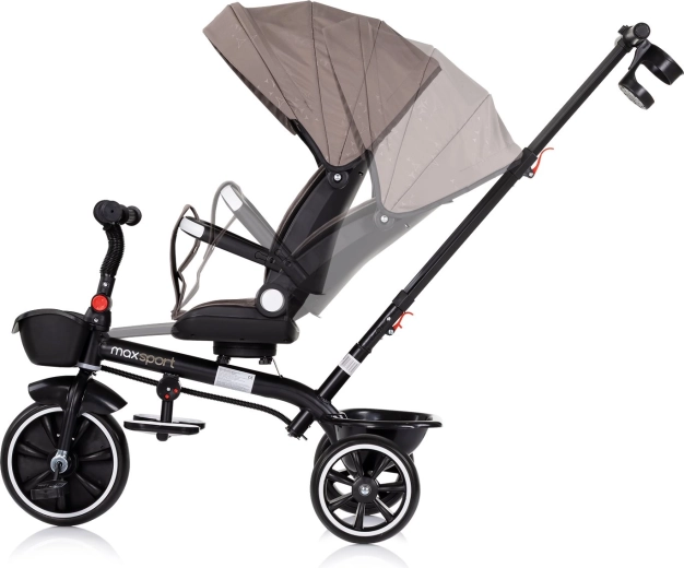 360° drehbarer Sitz und praktische Ausstattung