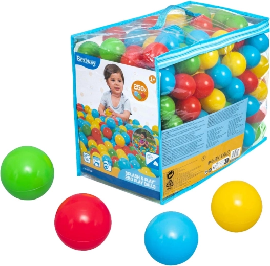 Bunte Spielbälle BESTWAY Splash & Play 250 Stk.