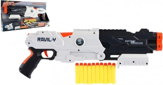 Schaumstoff-Blaster Schrotflinte 45 cm mit 10 Pfeilen