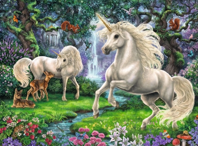 Ravensburger Kinderpuzzle Geheimnisvolle Einhörner 200 Teile