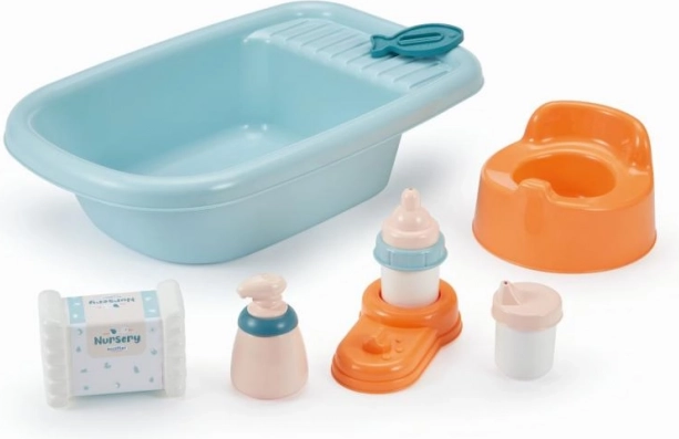 Puppenbadewanne und Töpfchen für Puppen 32 cm