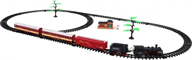 Zugset mit Rauch- und Soundeffekten