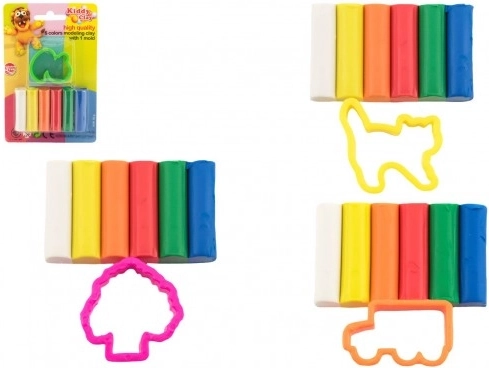 Knetmasse Nara 6×50 g mit Ausstecher