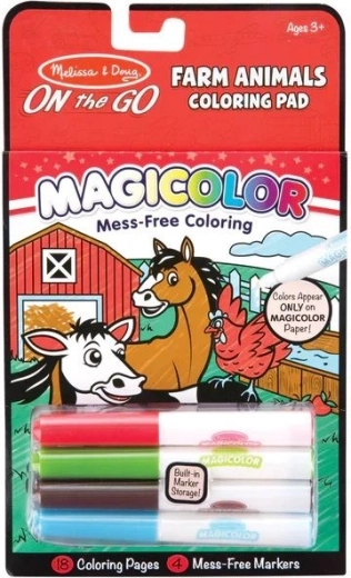 Melissa & Doug Magicolor Ausmalbuch für unterwegs – Bauernhof