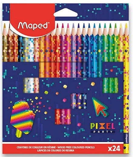 Buntstifte MAPED Pixel Party 24 Stk.