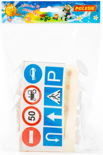 Aufkleber für realistische Beschilderung