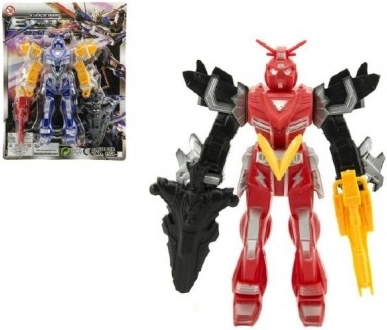 Roboterfigur aus Kunststoff 15 cm – Action‑Kämpfer, 4 Farben