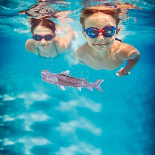 Set aus 3 Haien für die Unterwasser-„Jagd“