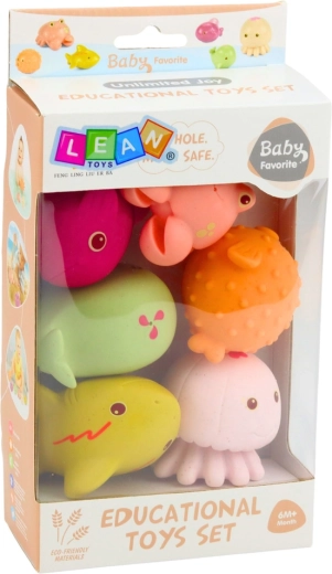 Niedliche Tiere in leuchtenden Farben