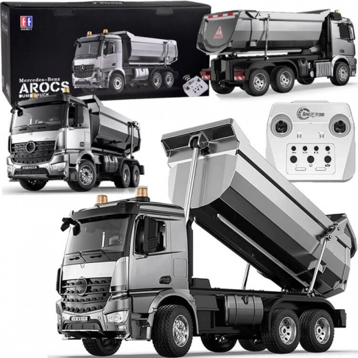 Mercedes‑Benz Arocs RC Kipp-Lkw aus Metall 1:20 mit Fernsteuerung