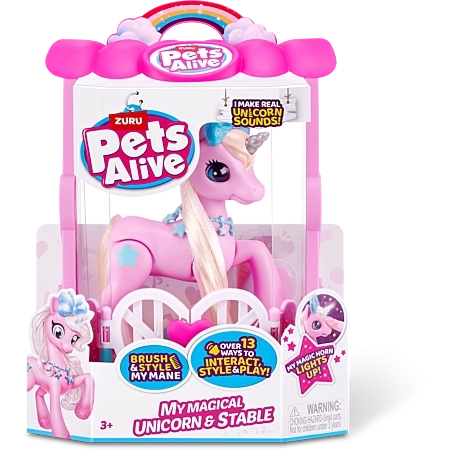 Interaktives Pets Alive Einhorn mit Stall