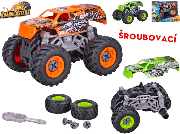 Schraubbarer Monstertruck mit Schwungrad ROADBLASTERS 12 cm