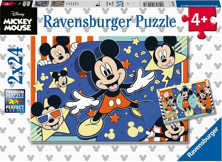 Ravensburger Puzzle Mickey Mouse 2x24 Teile