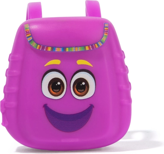 Ikonischer lila Rucksack