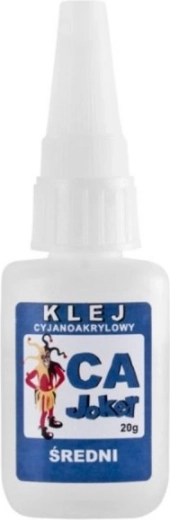 Joker Cyanacrylat-Kleber CA mittel 20 g mit Verschluss mit Nadel