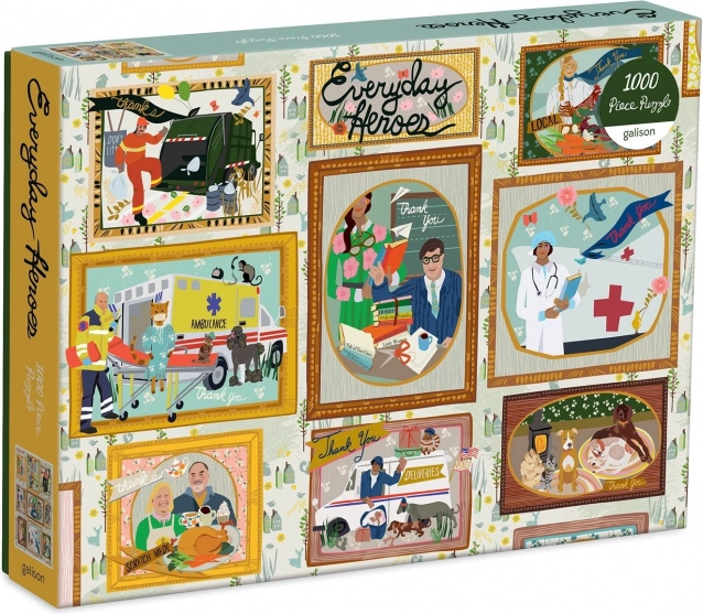 Galison Puzzle Alltagshelden 1000 Teile