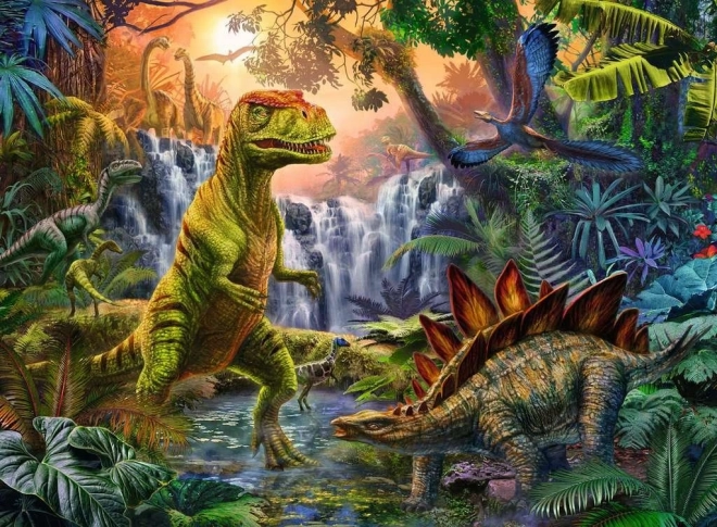 Puzzle Im Reich der Dinosaurier XXL 100 Teile