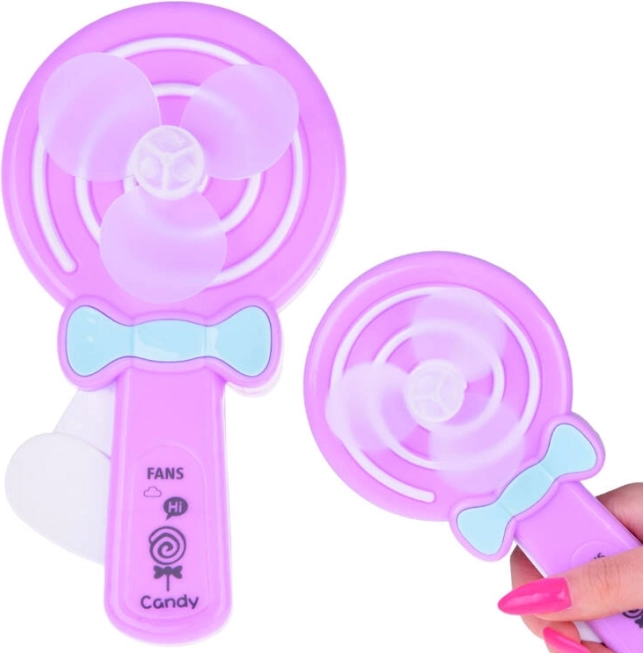 Bunter Handventilator für Kinder Candy
