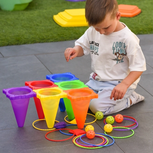 Drei Spiele in einem Set