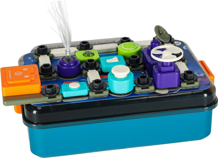 Interaktiver Schaltkreis-Schlüssel: Licht, Klang und Bewegung zum Greifen nah