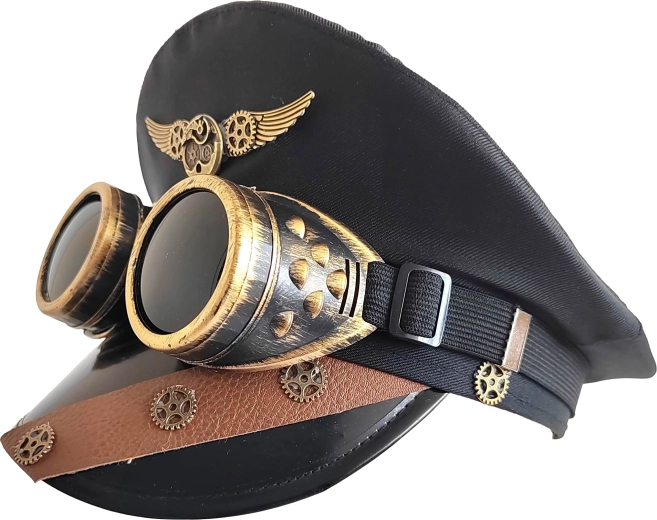 Steampunk-Hut – 1 Stück