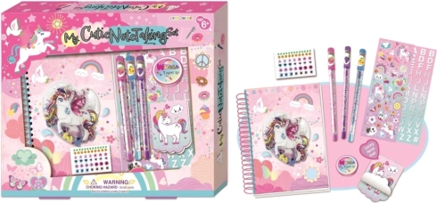 Buntes Einhorn-Set